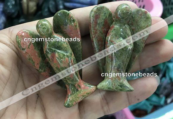 CDN503 35*50mm angel unakite decorations wholesale