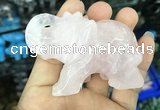 CDN510 33*65*45mm elephant rose quartz decorations wholesale