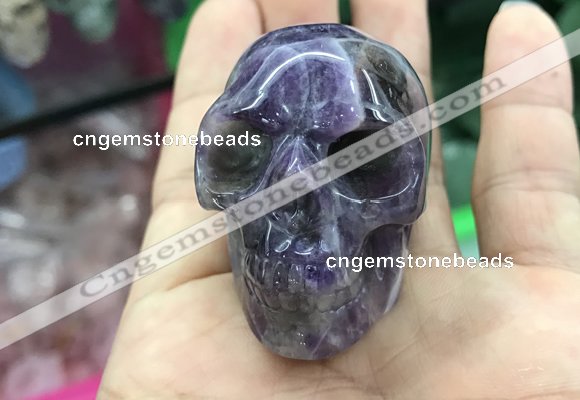 CDN552 35*50*40mm skull dogtooth amethyst decorations wholesale