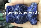 CDN573 35*50mm owl sodalite decorations wholesale