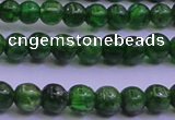 CDP02 15.5 inches 4mm round A- grade diopside gemstone beads