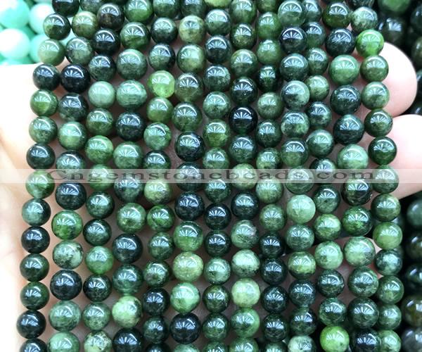 CDQ81 15 inches 6mm round diopside gemstone beads
