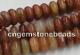 CDQ04 15.5 inches 6*12mm rondelle natural red quartz beads wholesale