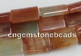 CDQ10 15.5 inches 13*18mm rectangle natural red quartz beads wholesale