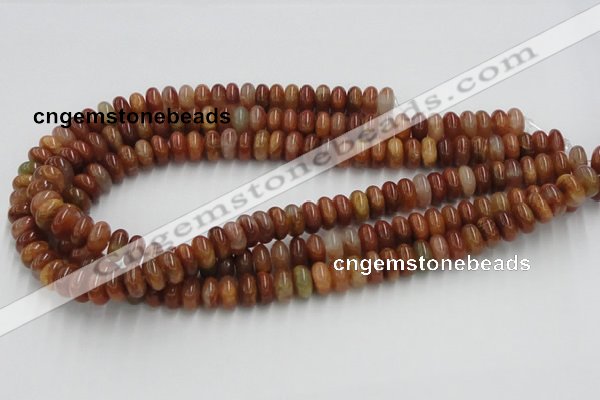 CDQ18 15.5 inches 4*8mm rondelle natural red quartz beads wholesale