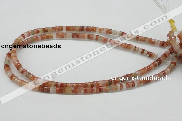 CDQ29 15.5 inches 2*4mm rondelle natural red quartz beads