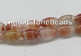 CDQ30 15.5 inches 6*10mm rice natural red quartz beads wholesale