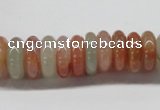 CDQ31 15.5 inches 4*14mm rondelle natural red quartz beads wholesale