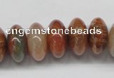 CDQ32 15.5 inches 10*18mm rondelle natural red quartz beads wholesale