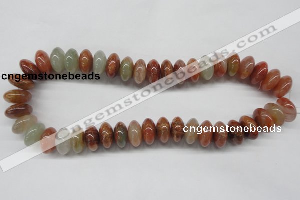 CDQ32 15.5 inches 10*18mm rondelle natural red quartz beads wholesale