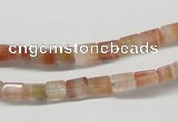 CDQ34 15.5 inches 4*6mm cuboid natural red quartz beads wholesale