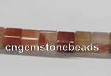 CDQ36 15.5 inches 8*8mm cube natural red quartz beads wholesale