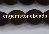 CDQ625 8 inches 10*12mm rice druzy quartz beads wholesale