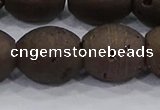 CDQ638 8 inches 12*14mm rice druzy quartz beads wholesale