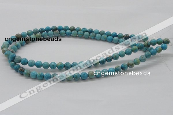 CDS02 16 inches 8mm round dyed serpentine jasper beads wholesale