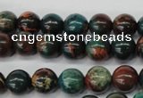 CDS186 15.5 inches 8mm round dyed serpentine jasper beads