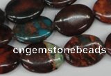 CDS209 15.5 inches 15*20mm oval dyed serpentine jasper beads