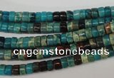 CDS31 15.5 inches 3*5mm heishi dyed serpentine jasper beads