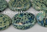 CDS56 15.5 inches 22*30mm oval dyed serpentine jasper beads