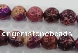 CDT833 15.5 inches 10mm round dyed aqua terra jasper beads wholesale