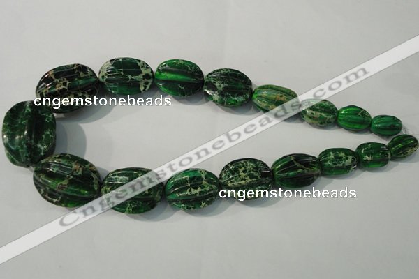 CDT967 10*15mm - 24*33mm star fruit shaped dyed aqua terra jasper beads