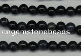 CDU100 15.5 inches 4mm round blue dumortierite beads wholesale