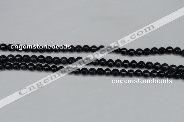 CDU101 15.5 inches 6mm round blue dumortierite beads wholesale