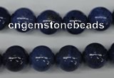 CDU104 15.5 inches 12mm round blue dumortierite beads wholesale