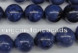 CDU105 15.5 inches 14mm round blue dumortierite beads wholesale