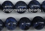 CDU108 15.5 inches 20mm round blue dumortierite beads wholesale