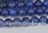 CDU341 15.5 inches 6mm round blue dumortierite beads wholesale