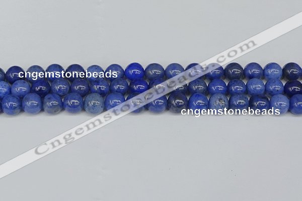 CDU343 15.5 inches 10mm round blue dumortierite beads wholesale