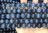 CDU354 15.5 inches 12mm round blue dumortierite beads wholesale