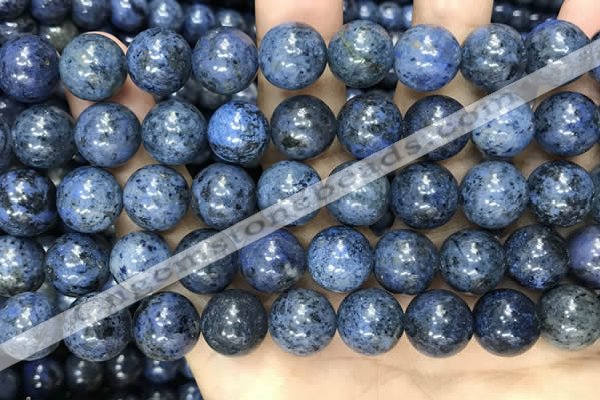 CDU355 15.5 inches 14mm round blue dumortierite beads wholesale