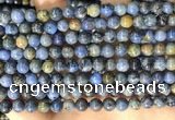 CDU361 15.5 inches 6mm round sunset dumortierite beads wholesale