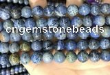 CDU363 15.5 inches 10mm round sunset dumortierite beads wholesale