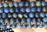 CDU364 15.5 inches 12mm round sunset dumortierite beads wholesale