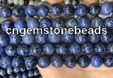 CDU370 15.5 inches 12mm round dumortierite gemstone beads