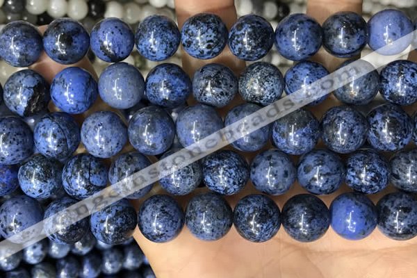 CDU370 15.5 inches 12mm round dumortierite gemstone beads