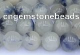 CDU375 15.5 inches 6mm round natural blue dumortierite beads