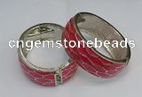 CEB139 25mm width gold plated alloy with enamel bangles wholesale