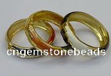 CEB151 19mm width gold plated alloy with enamel bangles wholesale