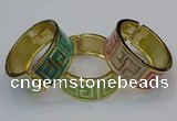 CEB165 23mm width gold plated alloy with enamel bangles wholesale