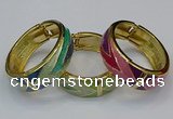 CEB168 20mm width gold plated alloy with enamel bangles wholesale