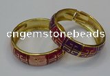 CEB171 18mm width gold plated alloy with enamel bangles wholesale