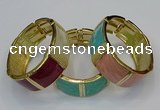 CEB173 22mm width gold plated alloy with enamel bangles wholesale