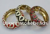 CEB177 20mm width gold plated alloy with enamel bangles wholesale