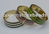 CEB183 20mm width gold plated alloy with enamel bangles wholesale