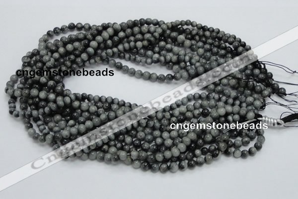 CEE02 15.5 inches 6mm round eagle eye jasper beads wholesale