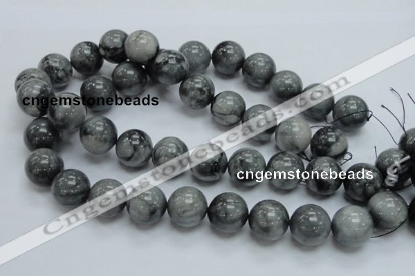 CEE08 15.5 inches 20mm round eagle eye jasper beads wholesale